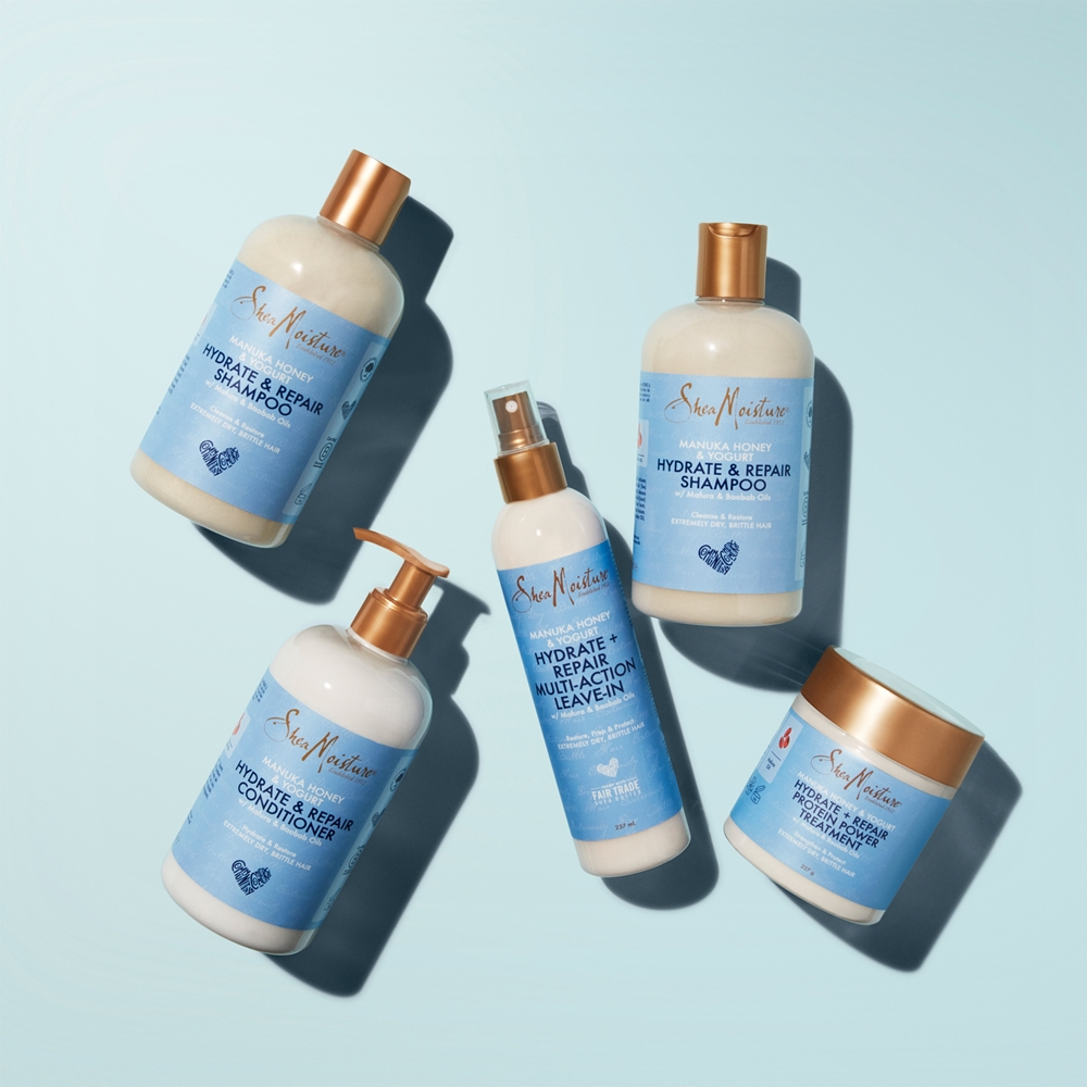 Увлажняющий кондиционер с медом манука и йогуртом Shea Moisture, 384 мл — фото 2