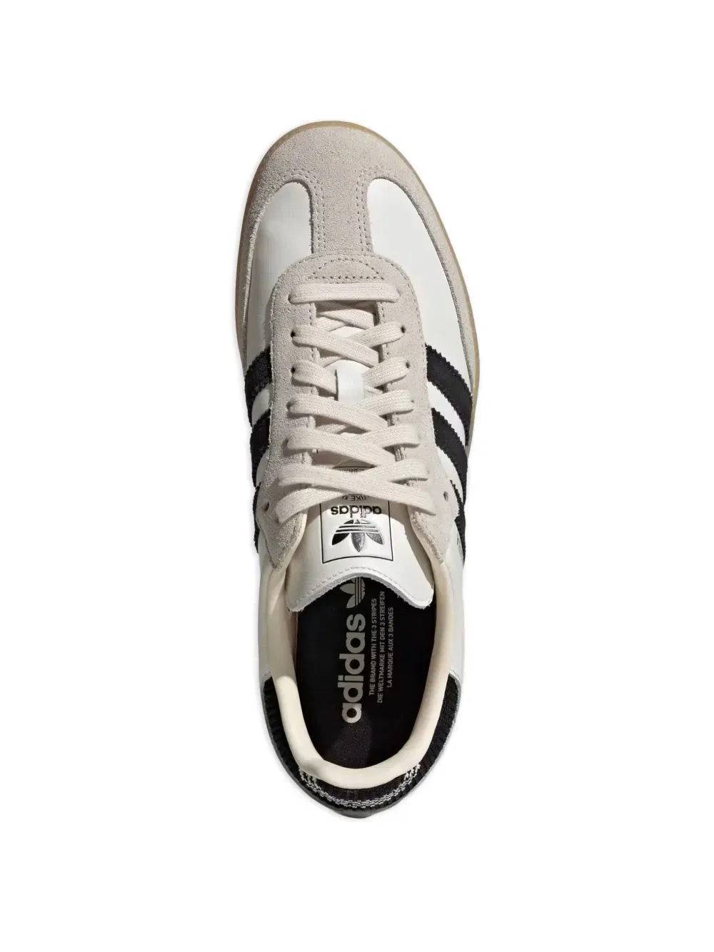 Кроссовки Samba на шнуровке Adidas, нейтральный — фото 3