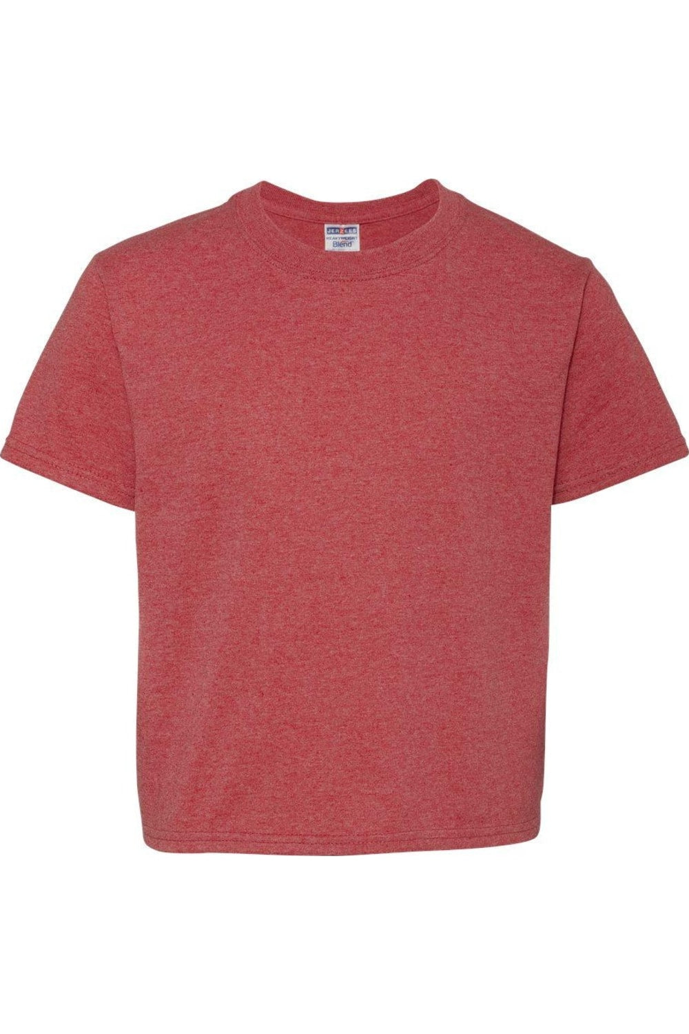 

Футболка JERZEES Dri-Power Youth 50/50, цвет vintage heather red