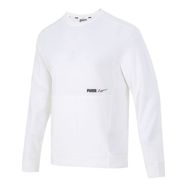 

Толстовка training sports breathable round neck pullover white Puma, белый