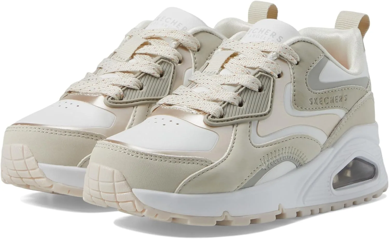 Детские кроссовки Skechers UNO Gen1 Colour Surge, натуральный — фото 2
