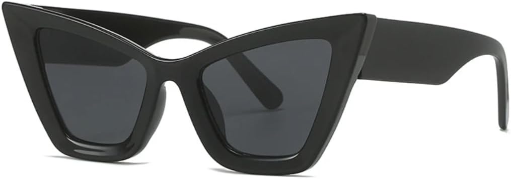 

Модные солнцезащитные очки большого размера «кошачий глаз» для женщин, винтажные, с градиентным затемнением, для мужчин, с защитой от УФ-излучения UV400 TYUVIVO, Black Grey