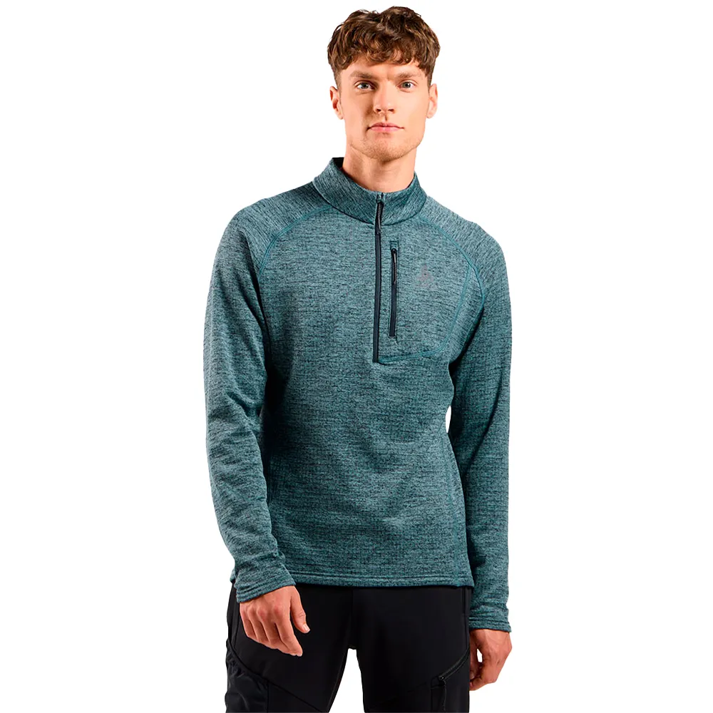 

Флис Odlo Tencia half zip, синий
