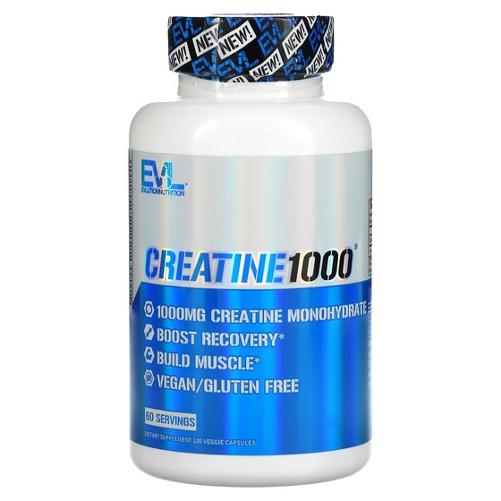 

Добавка EVLution Nutrition Creatine1000, 120 растительных капсул