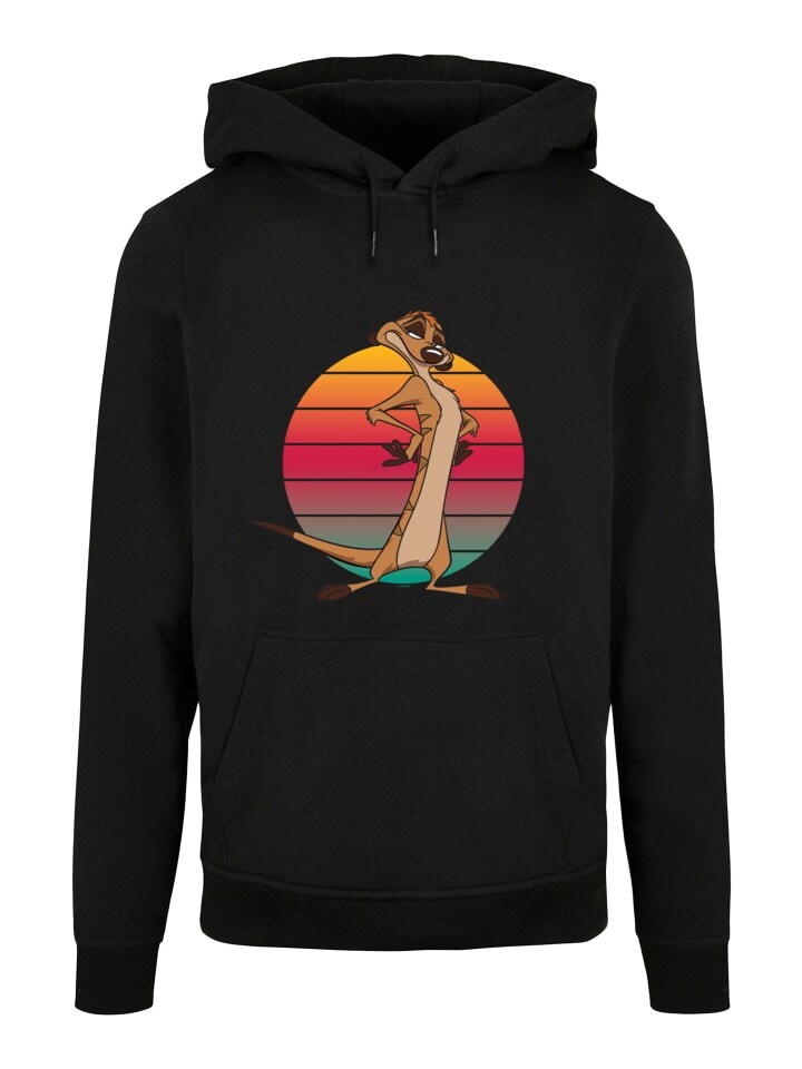 

Пуловер F4NT4STIC Basic Disney König der Löwen Timon Sunset, черный