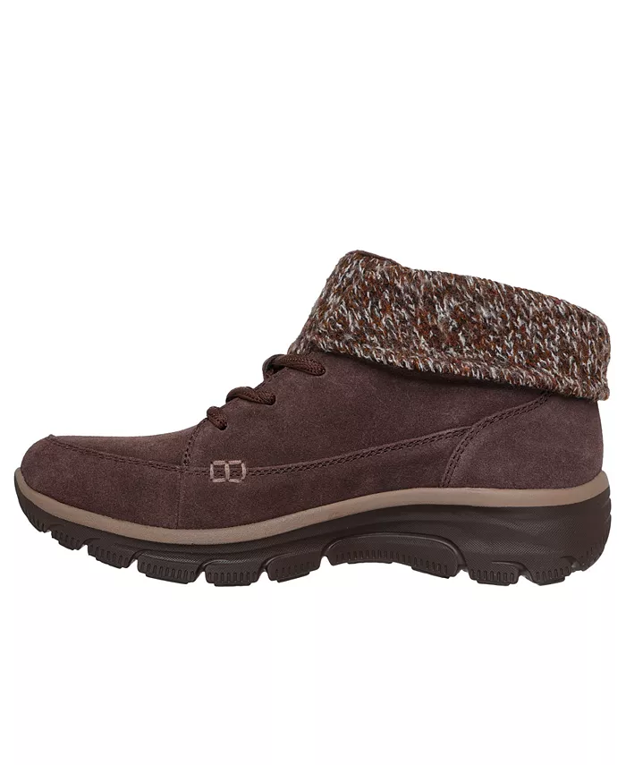 Женские Slip-Ins: Easy Going - повседневные ботильоны Fall Odyssey от Finish Line Skechers, коричневый — фото 4
