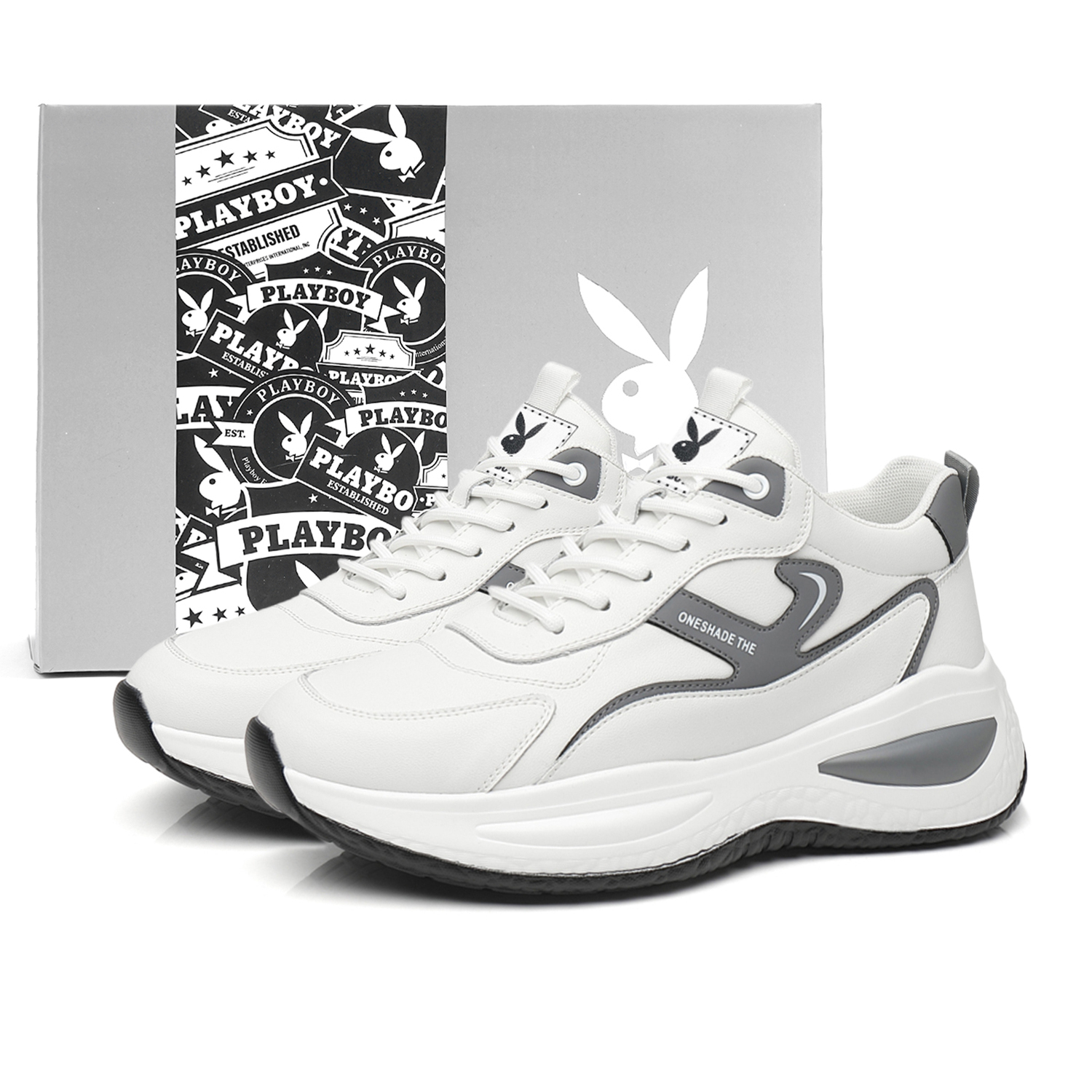 

Playboy Мужские повседневные кеды низкие черные, цвет Black