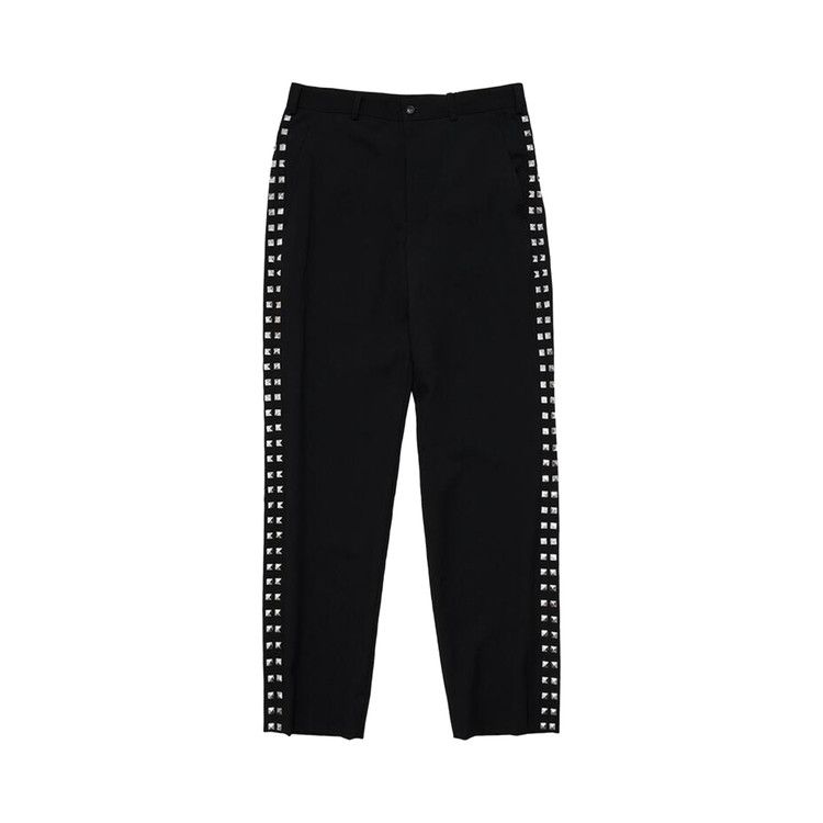 

Брюки Comme des Garçons Black Slim Leg Trousers With Studs, Black