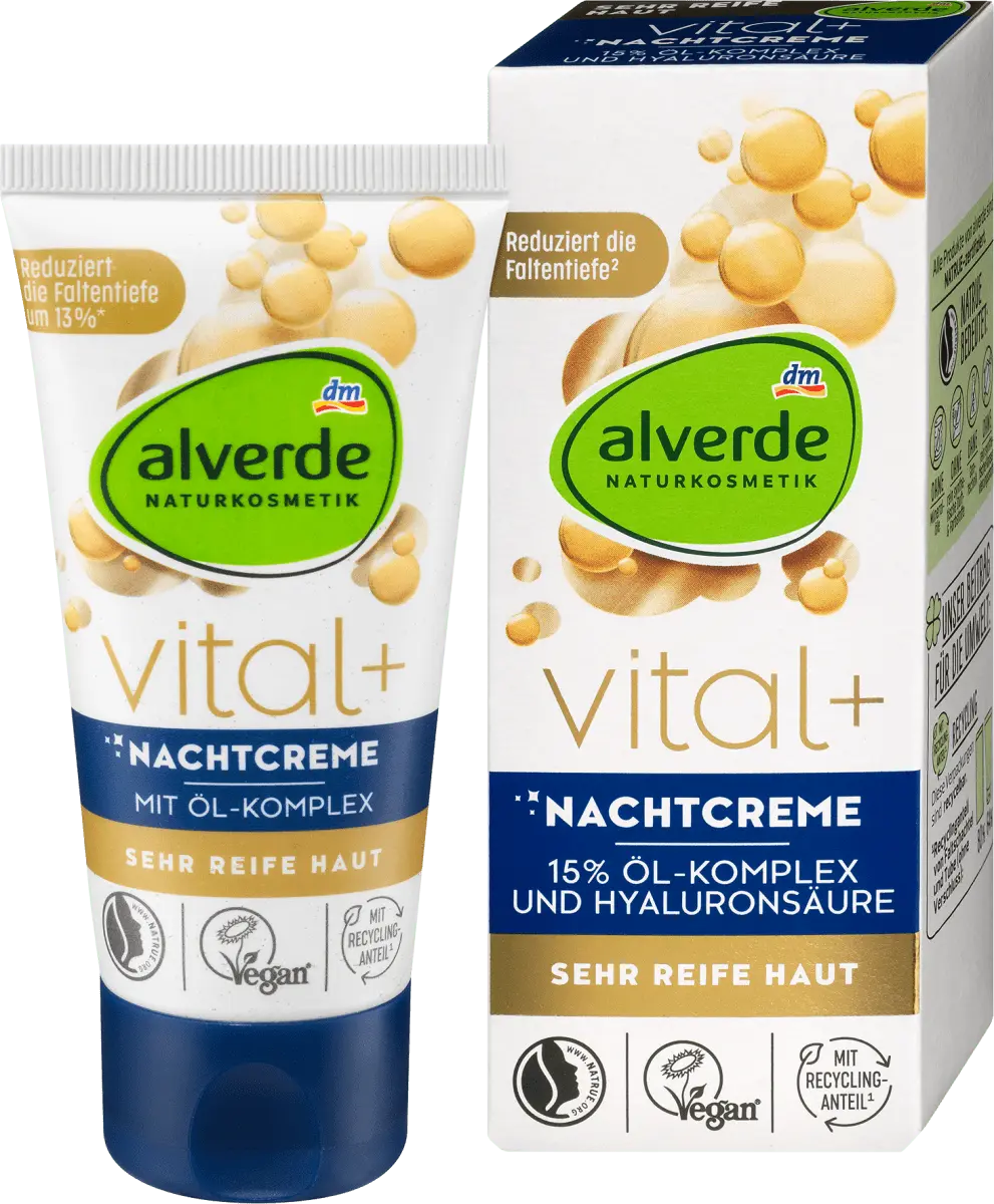 

Крем ночной Витал+ 50мл alverde NATURKOSMETIK