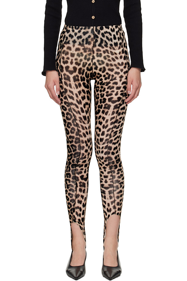 

Синхронизированные леггинсы Baserange, цвет leopard