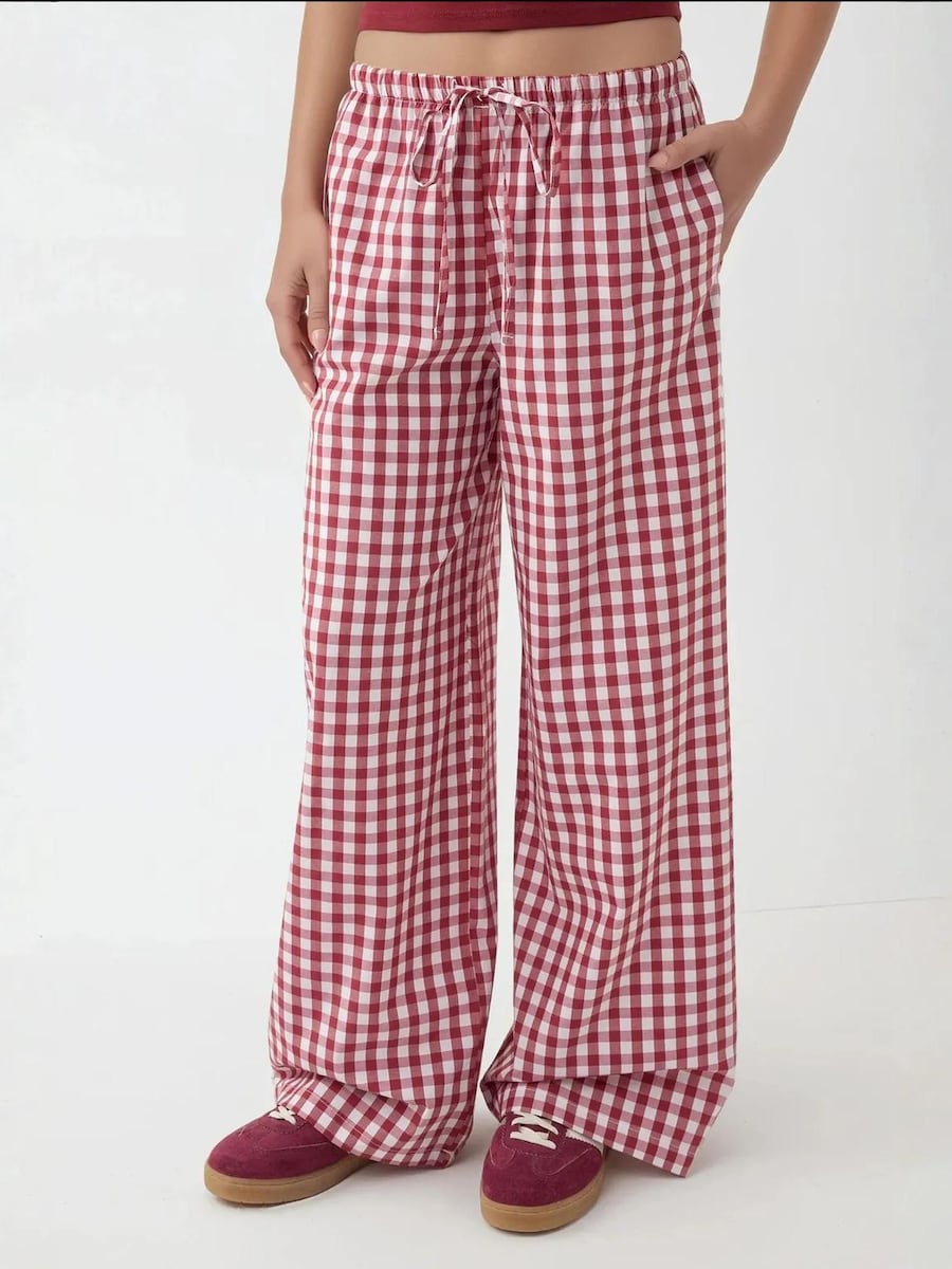 

Широкие брюки Hiccup, бургундия