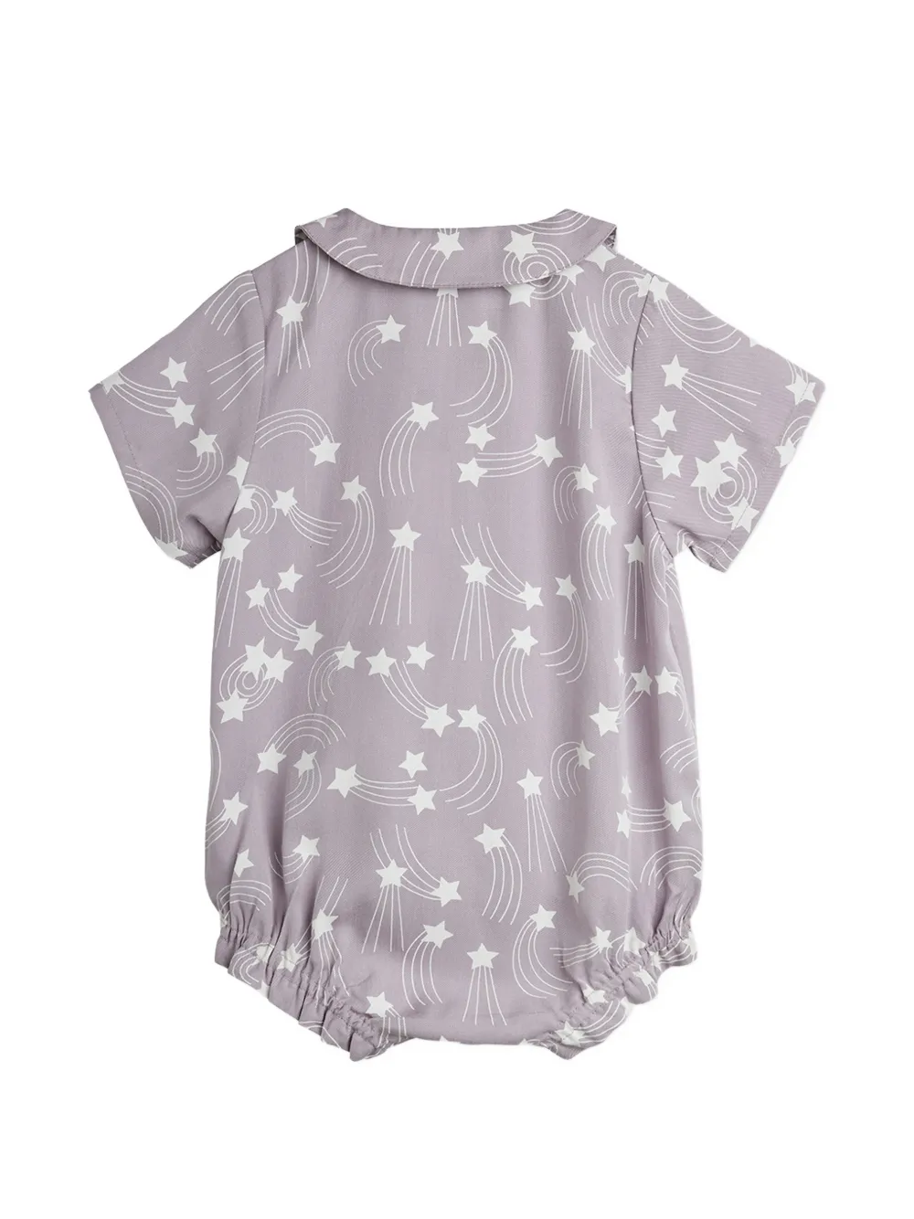 Комбинезон с застежкой на пуговицы и звездным принтом Mini Rodini, фиолетовый — фото 2