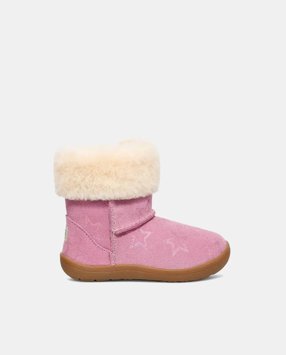 

Сапожки для девочки Sammee с переливающимися звездами UGG, розовый