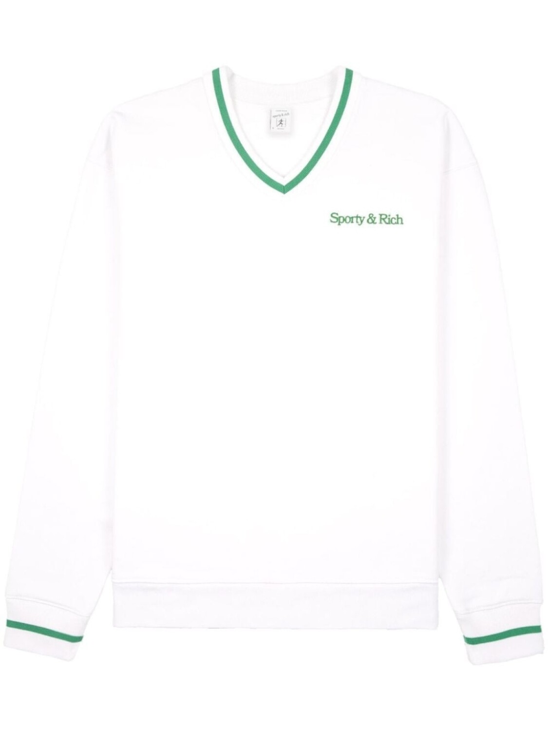 

Sporty & Rich толстовка с вышитым логотипом, белый