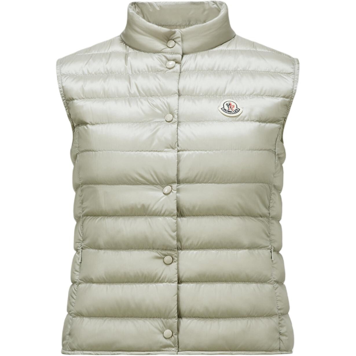

Жилет женский светло-серый Moncler