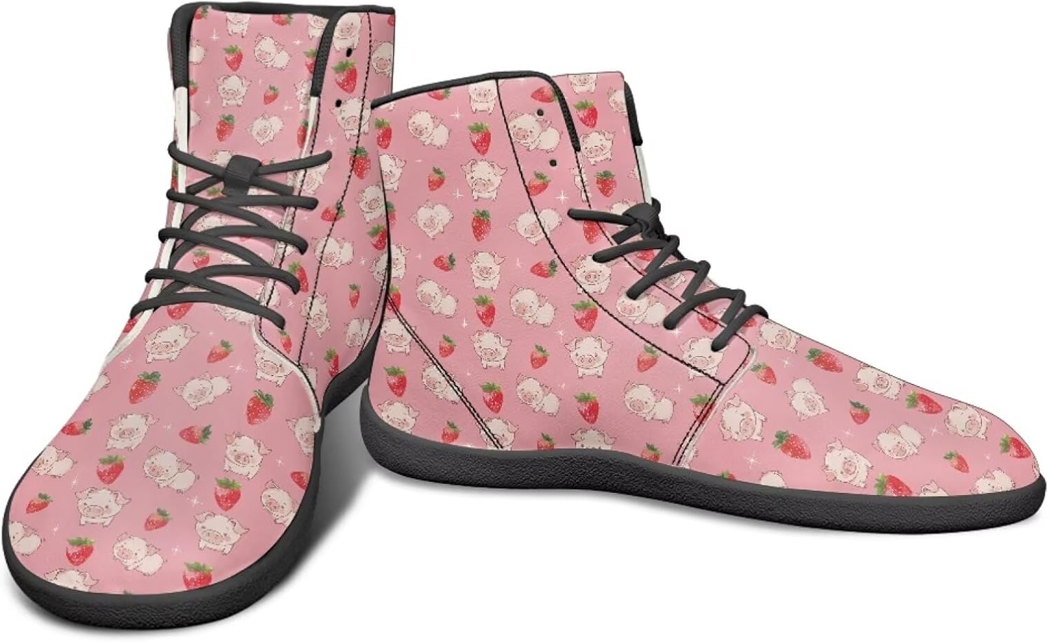 

Кроссовки с анималистическим принтом - высокие кроссовки с широким носком для кросс-тренинга для мужчин Watdotory, розовый