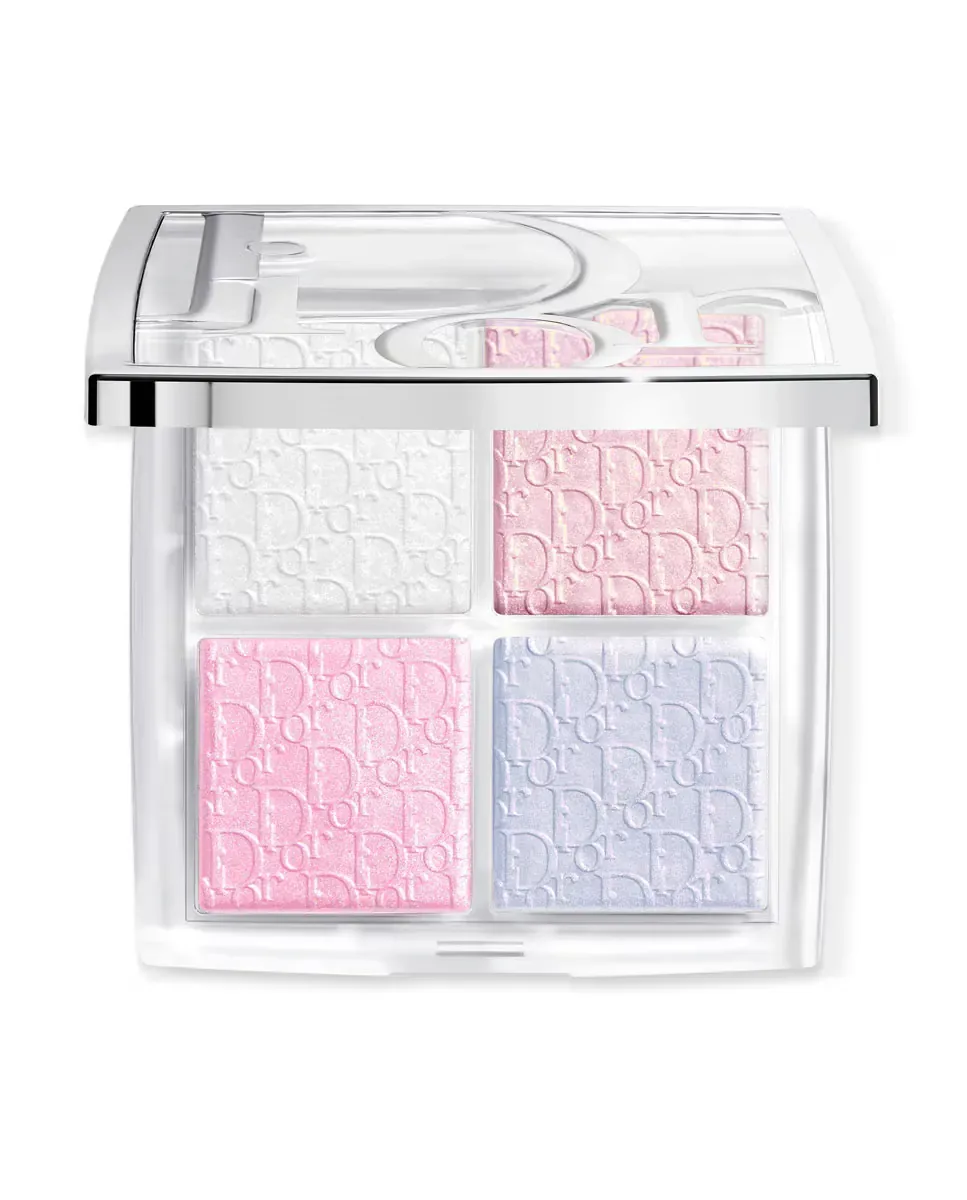 Палетка Backstage Glow Maximizer Многофункциональная палетка хайлайтеров и румян Dior, 002 Frosted Opal Glow
