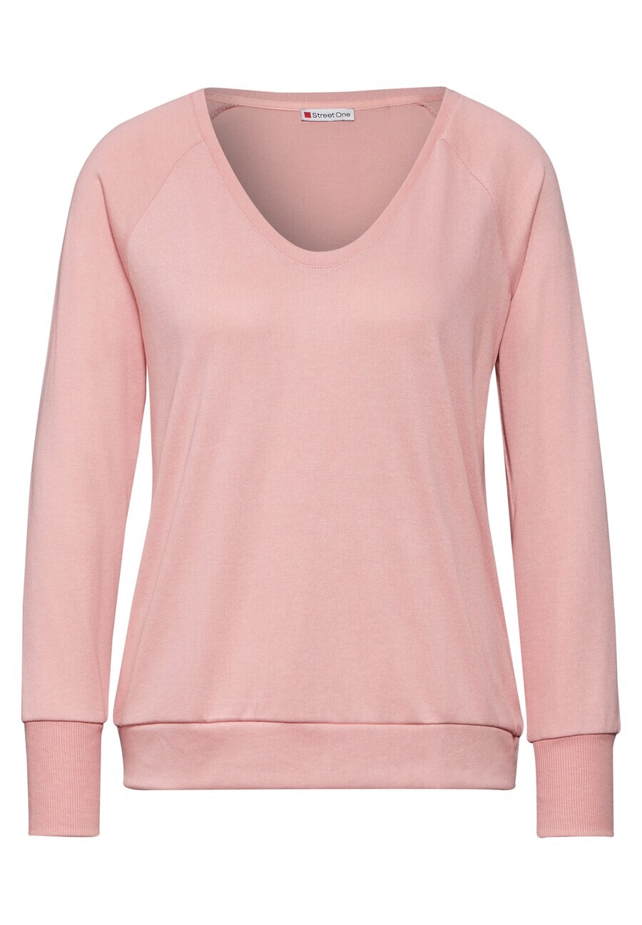

Лонгслив STREET ONE Shirt, розовый