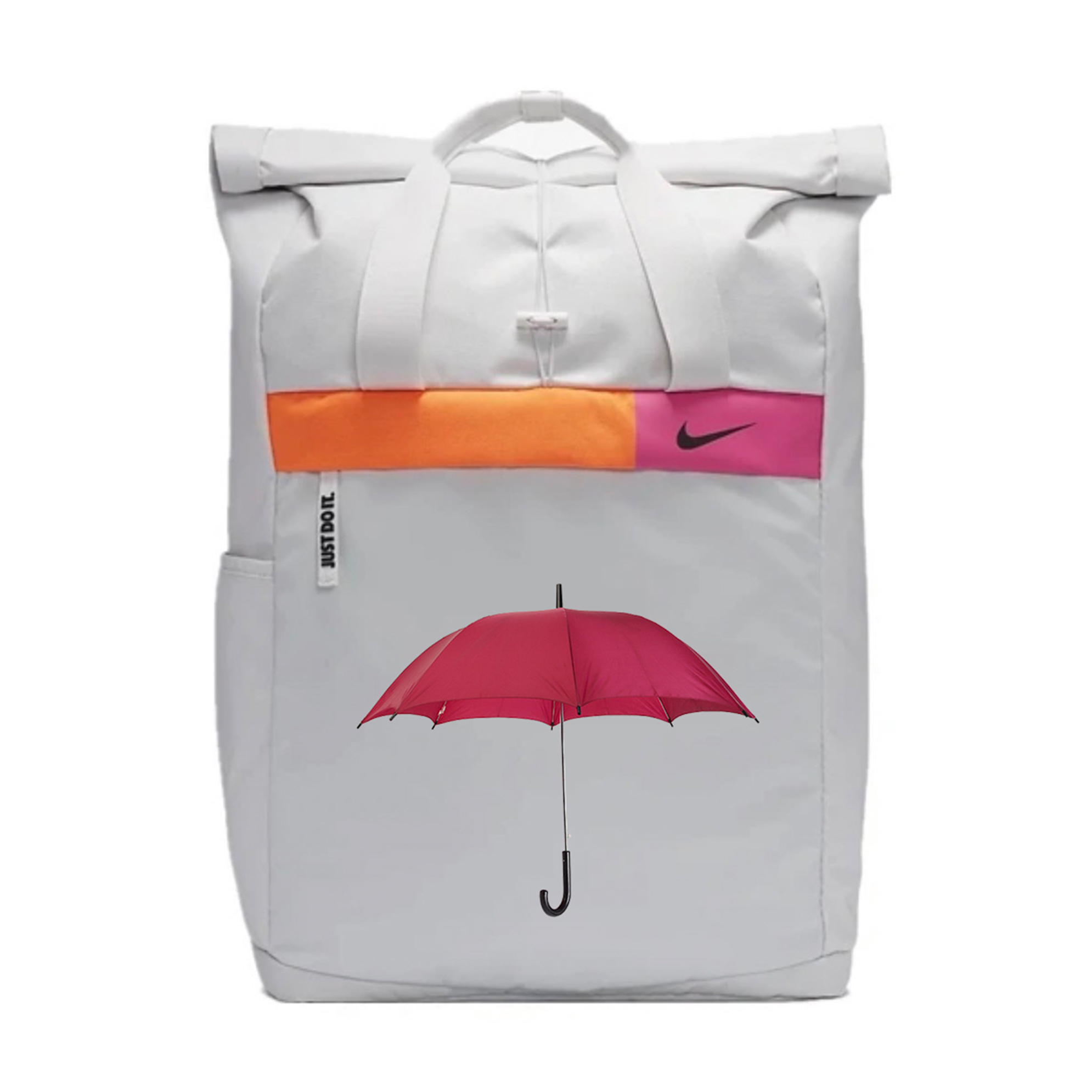 

Nike Тканевый рюкзак маленький динозавр унисекс светло-серебристый серый, Umbrella