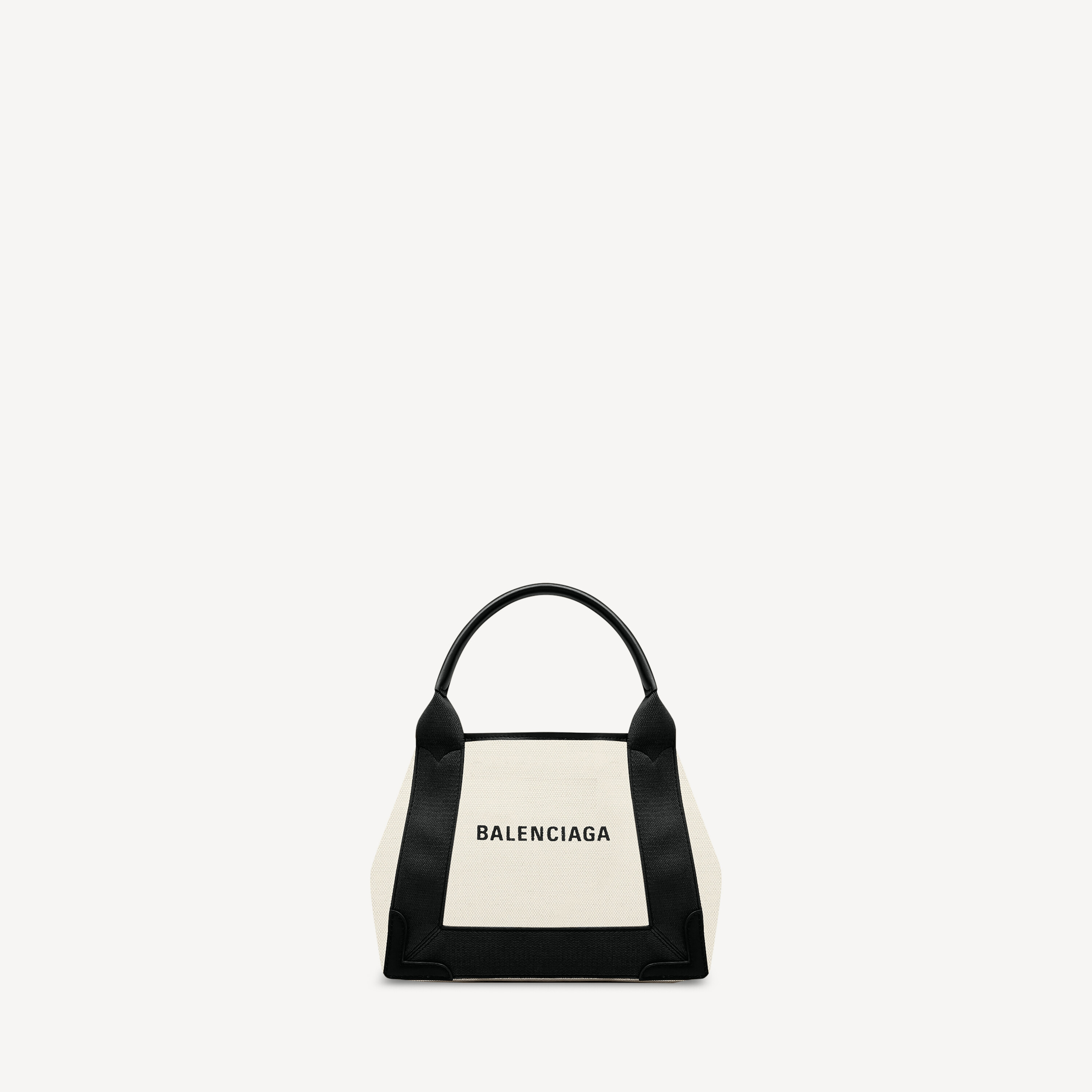 

BALENCIAGA Женская сумка Navy Cabas XS в черном/серебристом цвете