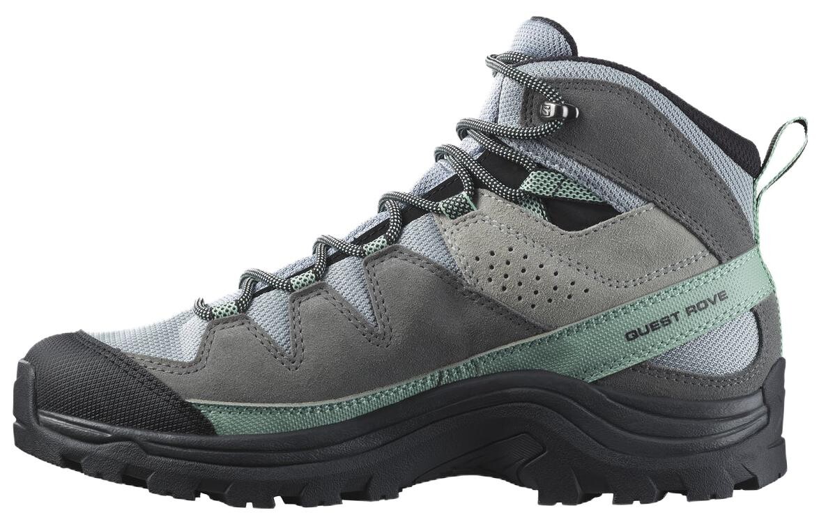 

Кроссовки женские треккинговые Women's Quest Rove GORE-TEX 'Quarry Quiet Shade' Salomon, серый