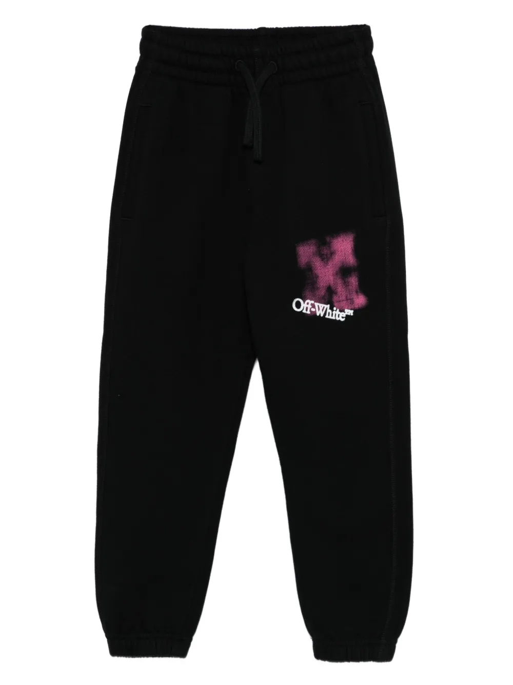 

Спортивные брюки с принтом OFF-WHITE KIDS, черный