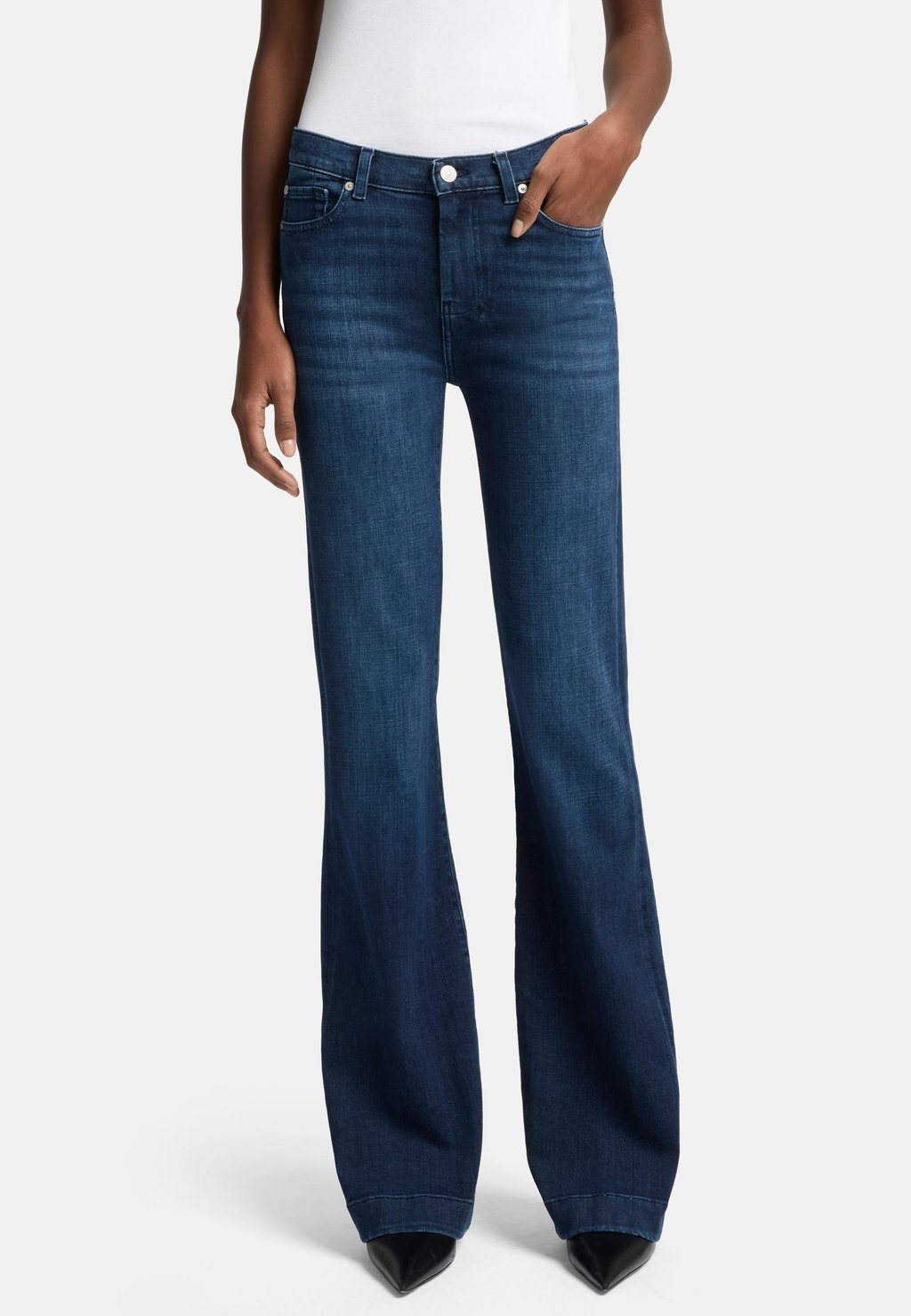 

Расклешенные джинсы FLARE FIT 7 for all mankind, темно-синий