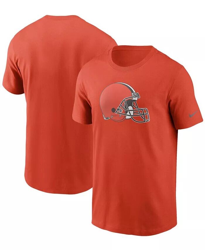 

Мужская оранжевая футболка с логотипом Cleveland Browns Primary Nike