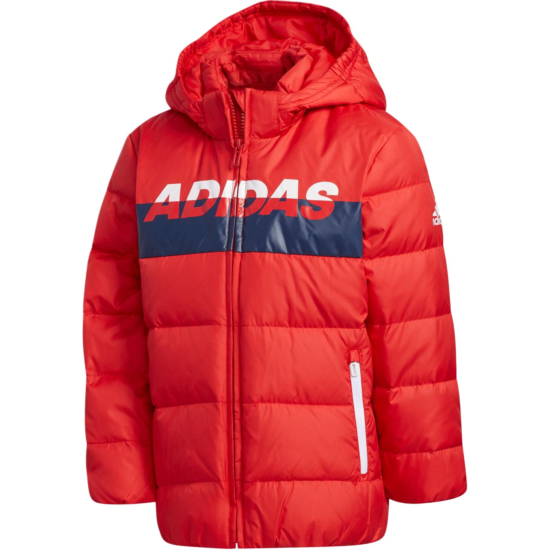 

Adidas Пуховик Light Scarlet/Light Scarlet/White для детей 3-7 лет