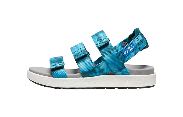 

Пляжные сандалии Elle Backstrap женские белые/королевские синие Keen