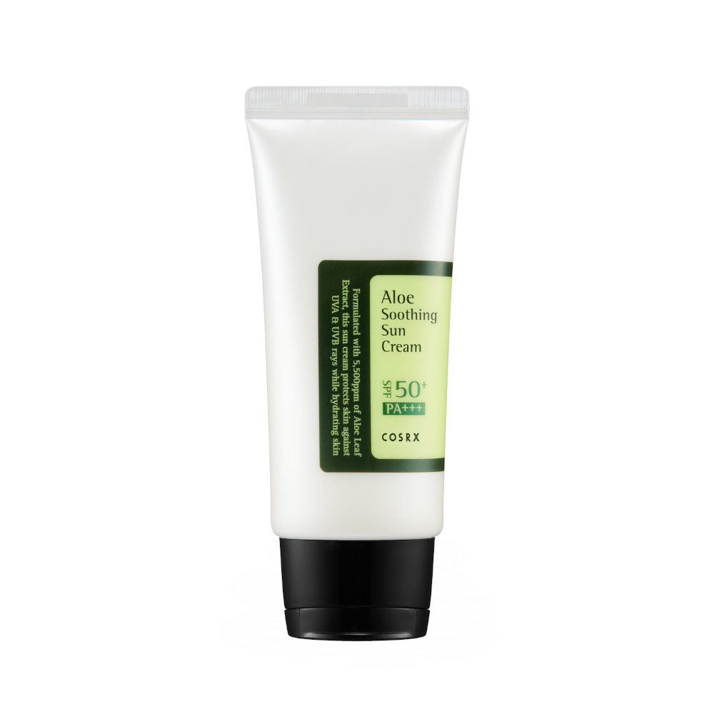 

Защитный солнцезащитный крем для лица SPF50+ aloe soothing sun cream spf50+ pa+++ Cosrx, 50 мл
