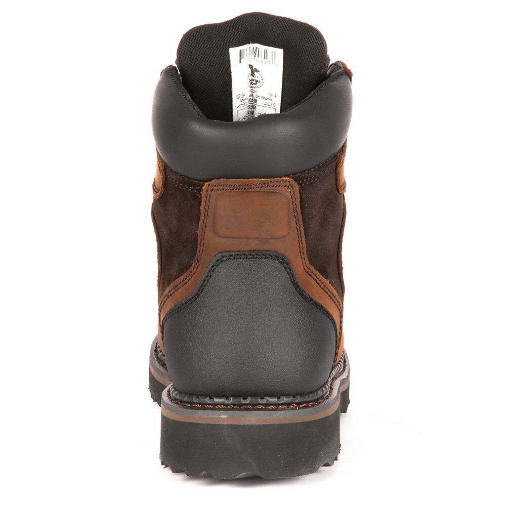 Georgia Boots Мужские водонепроницаемые рабочие ботинки Brookville 6, цвет Dark Brown — фото 4