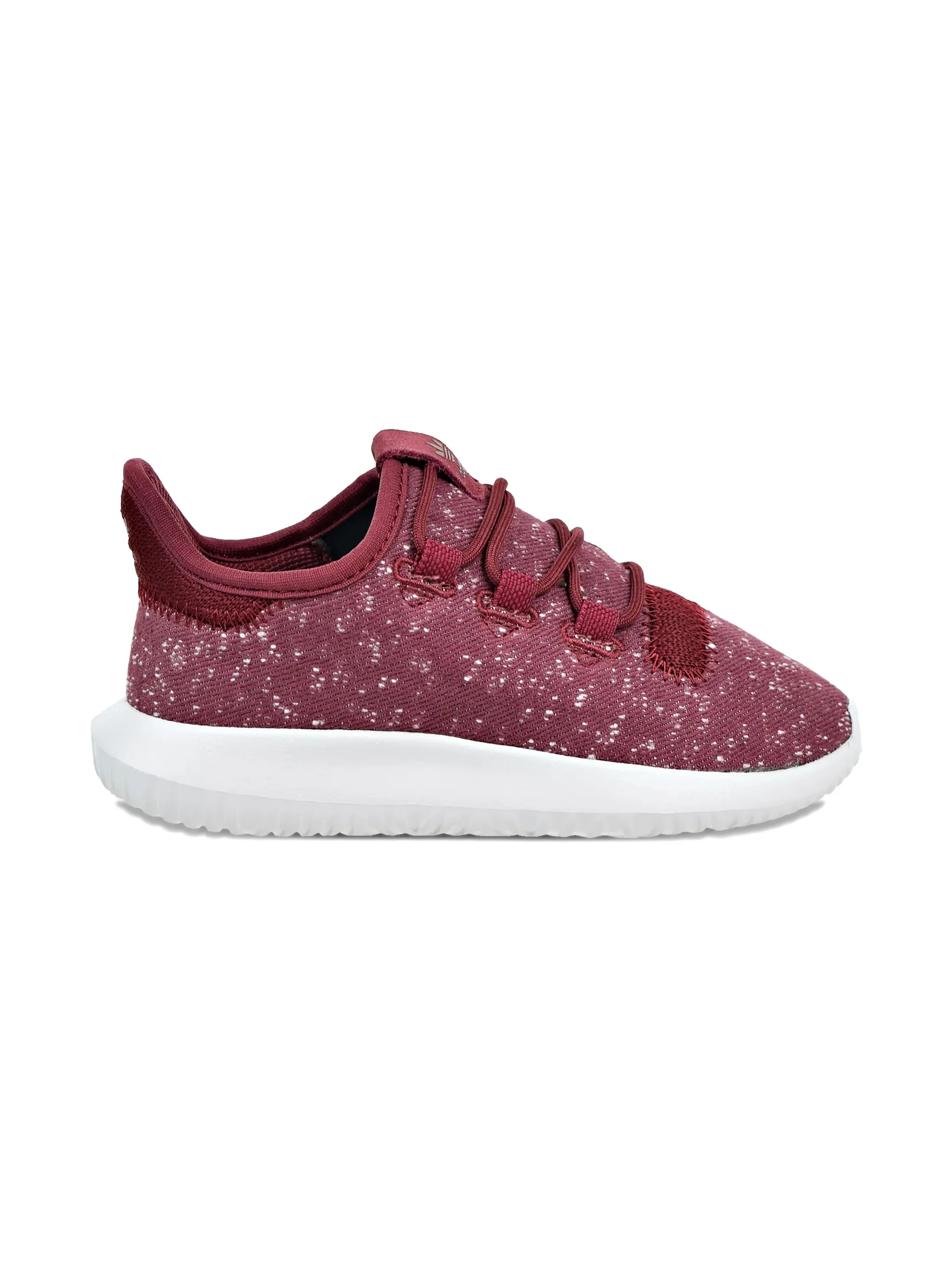 Кроссовки Tubular Shadow Burgundy/White Adidas Kids, красный — фото 2