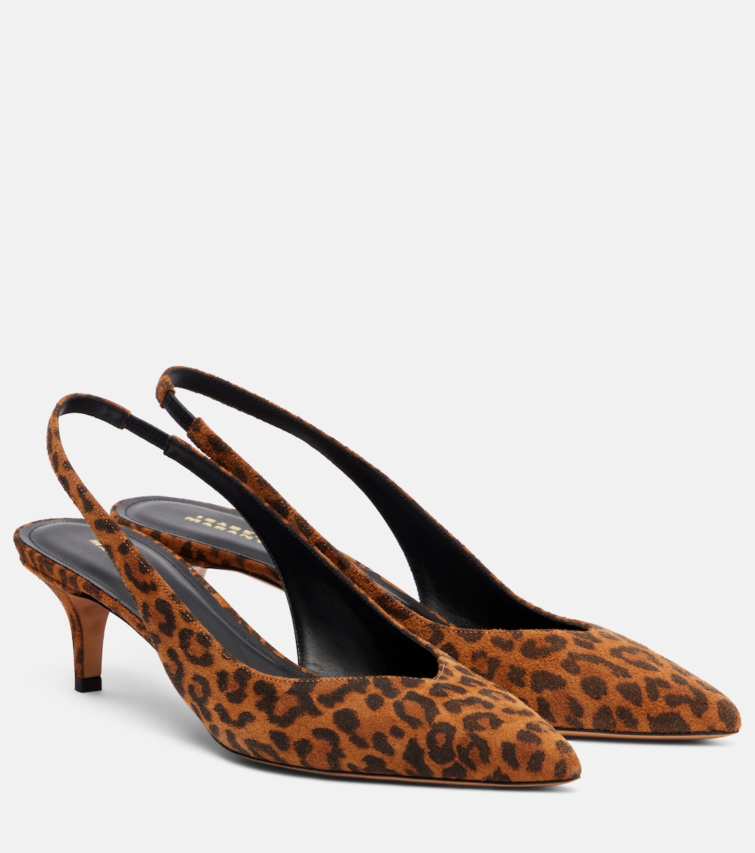 Padim 50 туфли-лодочки на ремешке из замши с леопардовым принтом Isabel Marant, Leopard