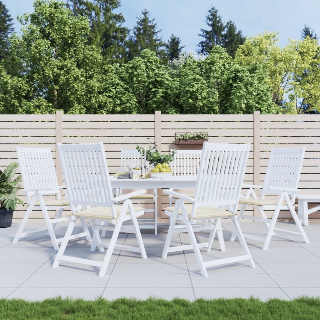 

Подушки на садовые стулья 6 шт. Антрацит 40х40х3 см. Ткань Оксфорд. DKD HOME DECOR, бежевый