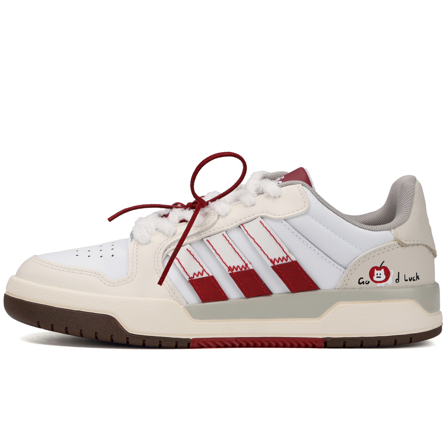 

Entrap Lucky Xi устойчивые к истиранию низкие кроссовки для скейтбординга unisex Adidas Neo, бежевый/красный