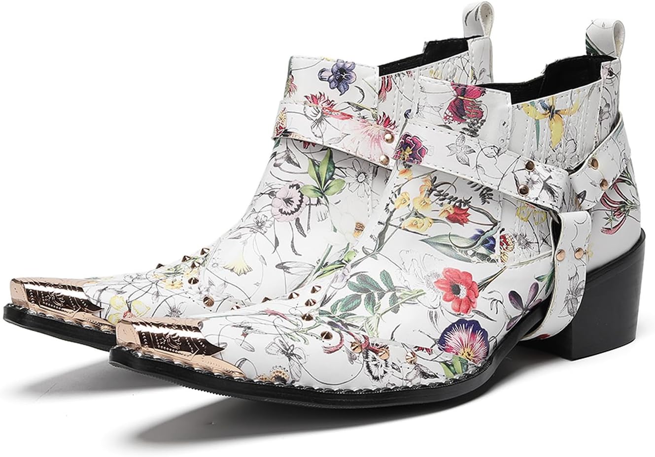 

Мужские белые сапоги Chelsea Santimon