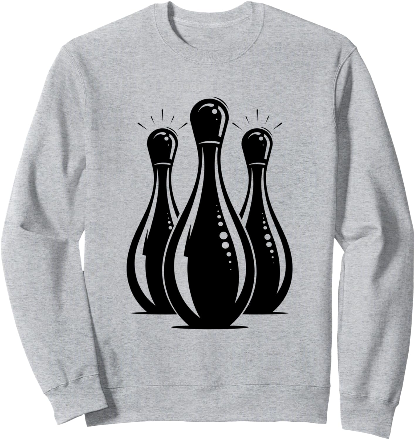 

Толстовка с графическим принтом на тему боулинга Funny Tenpin Bowling Graphic Shirt And Gift, серый