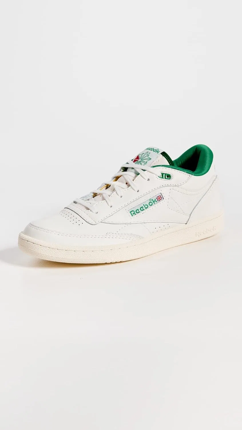 Кроссовки Reebok Unisex Adult Club C Mid II, Chalk Glen Green Classic White — фото 3