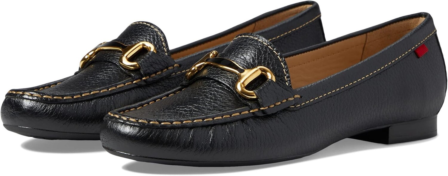 Лоферы Grand Street Marc Joseph New York, цвет Black Grainy