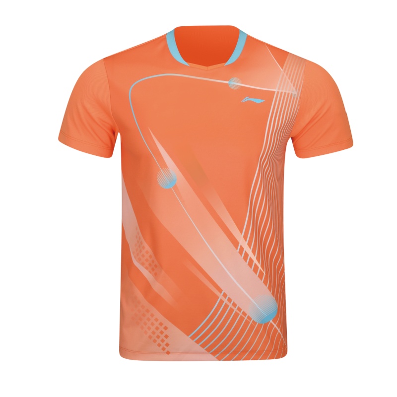 

Коллекция для настольного тенниса Li-Ning, одежда унисекс, tangerine peel оранжевый