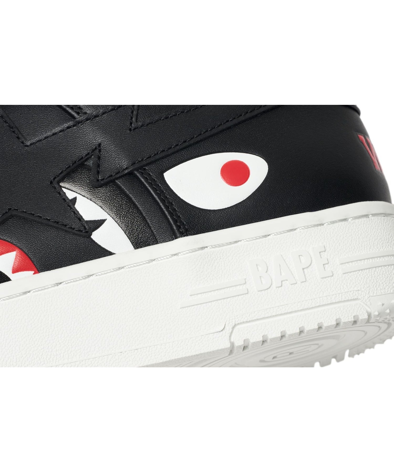 BAPE STA SHARK A BATHING APE, BLACK — фото 4