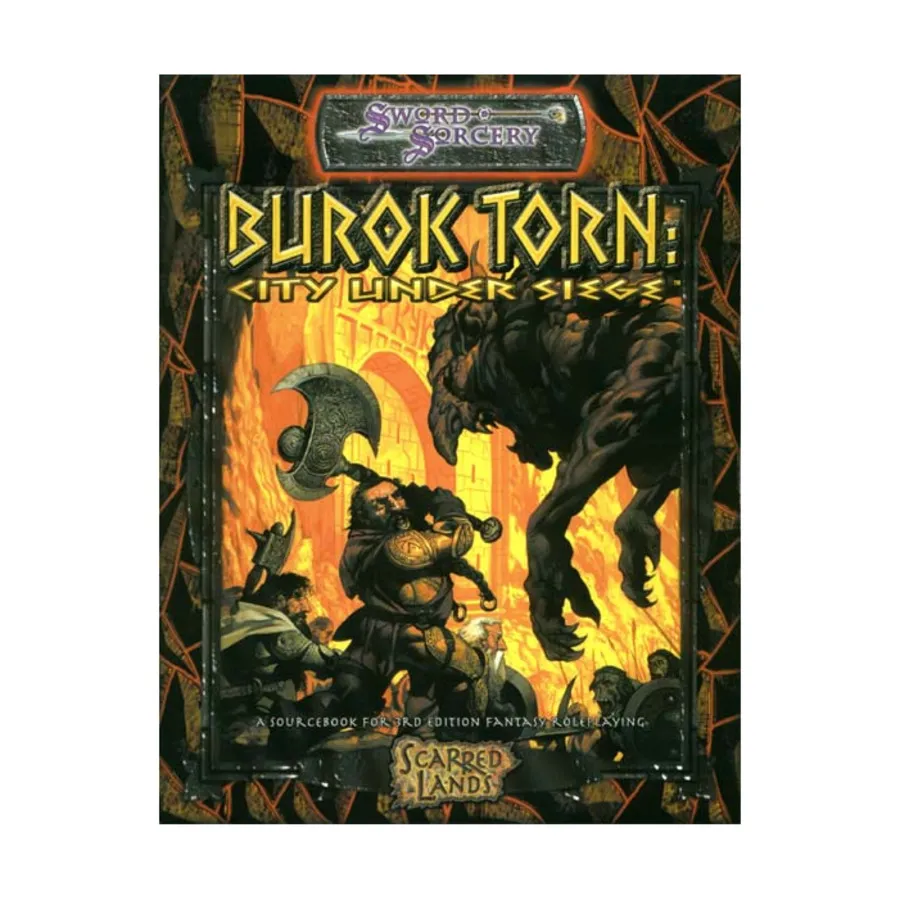 

Burok Torn - City Under Siege, Scarred Lands (d20), мягкая обложка