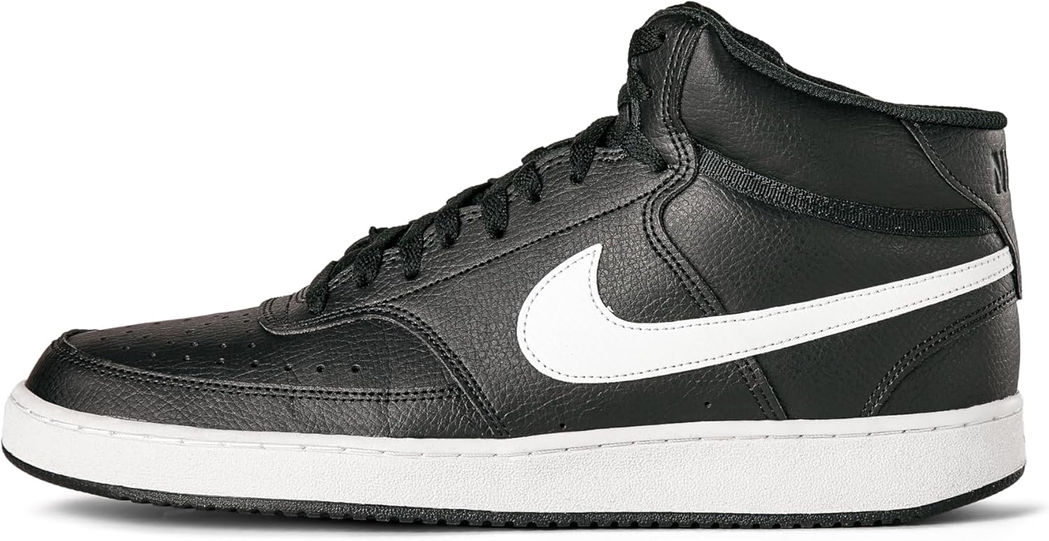 

Мужские кроссовки Nike Court Vision Mid Next Nature, белый/черный
