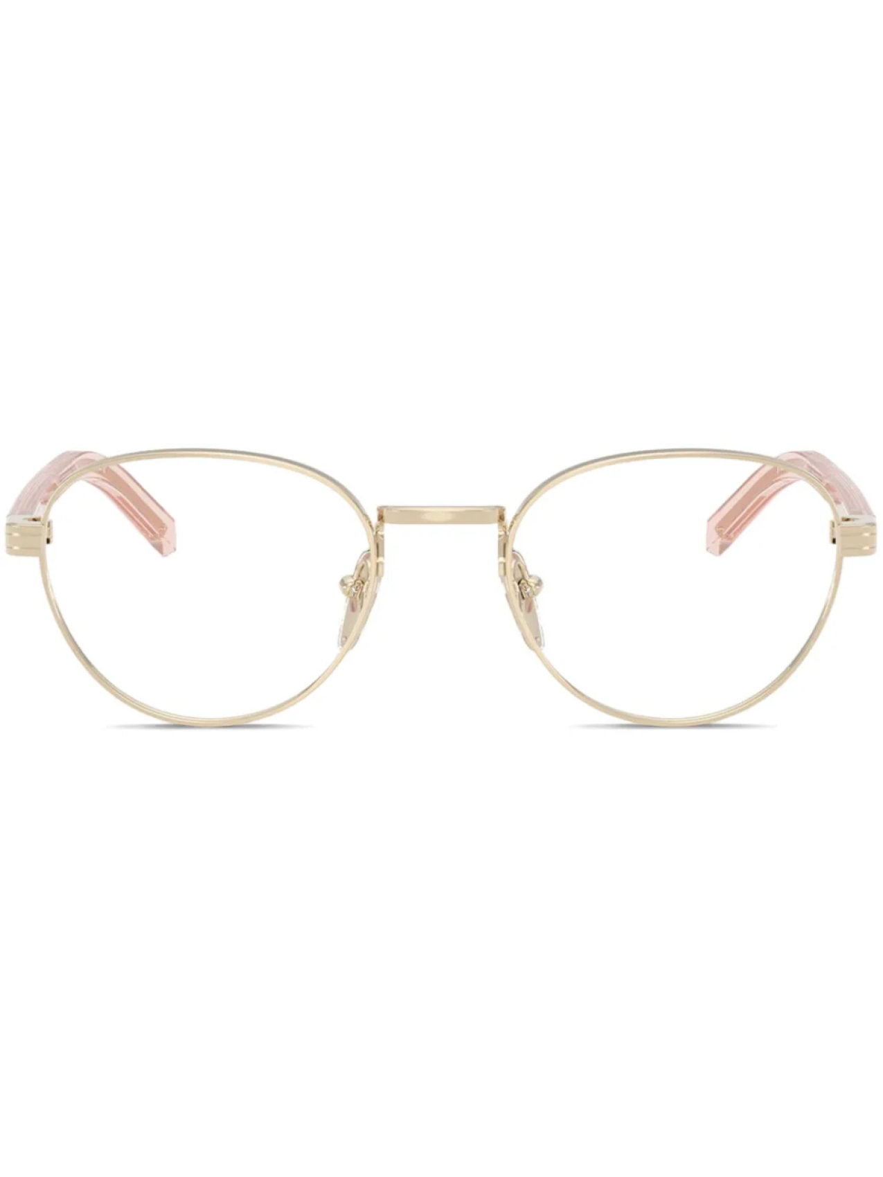 

Prada Eyewear очки в круглой оправе, золотой