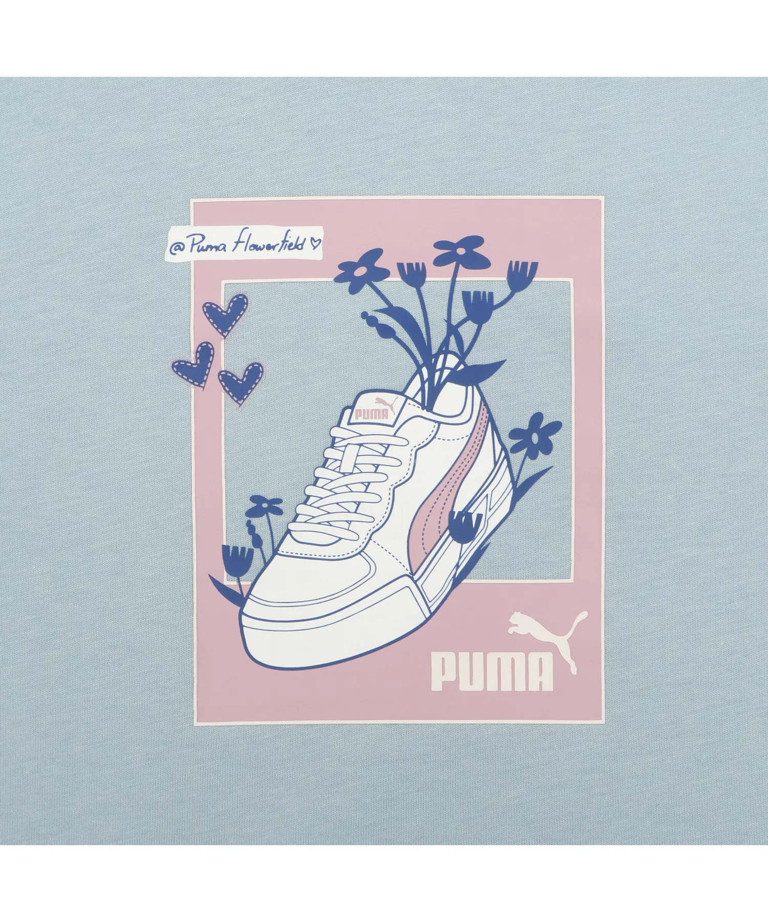 Детская футболка PUMA с коротким рукавом и принтом — фото 4