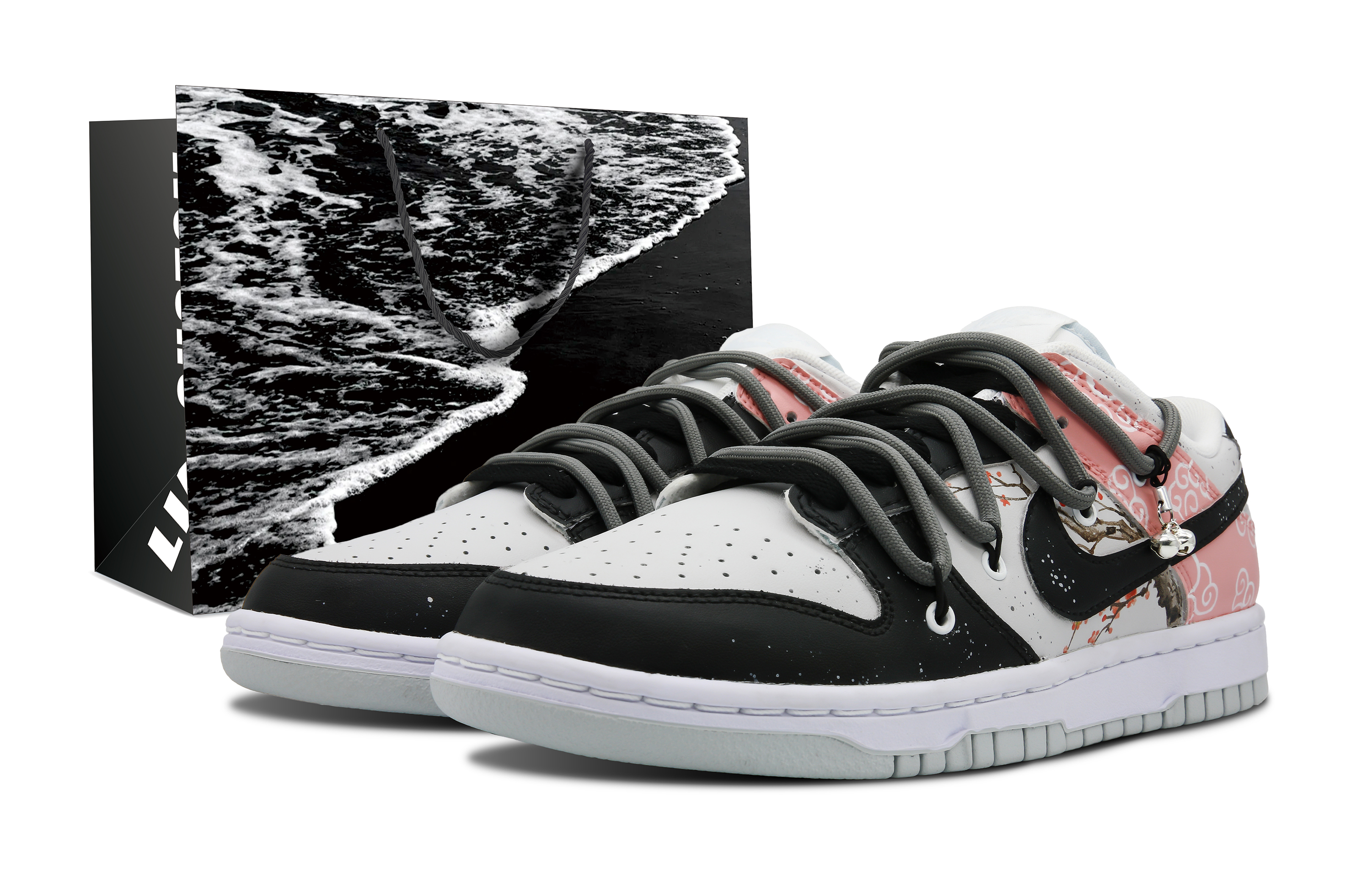 

Кроссовки Nike Dunk Skateboard Shoes Men Low-Top Pink