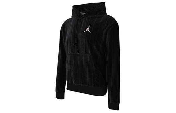 Толстовка Men's Air Jordan Air Stripe Fleece Black, черный — фото 2