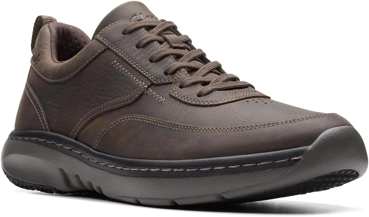 Мужские кроссовки Clarkspro и кроссовки Clarks на шнуровке, темно-коричневый — фото 4