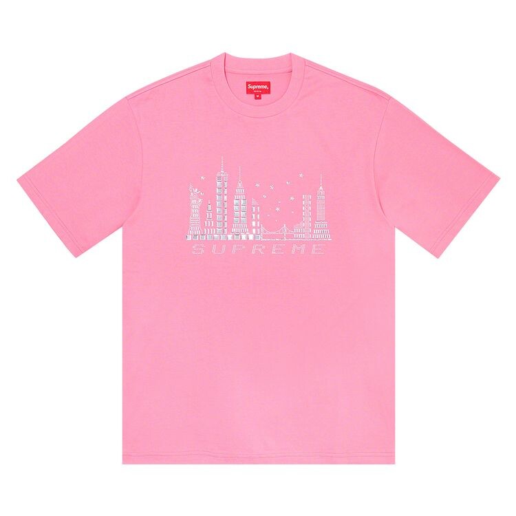 

Топ Supreme Skyline Short-Sleeve Top Pink, розовый